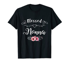 Load image into Gallery viewer, Blessed Nonna T-Shirt With Floral, Heart Mother&#39;s Day Gift
