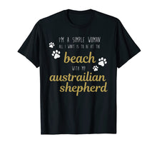 Load image into Gallery viewer, Austrailian Shepherd Dog Lover Summer Women Tee T Shirt Gift
