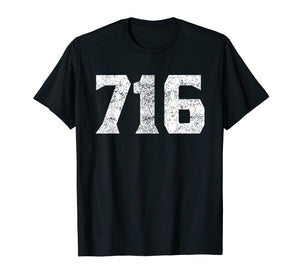 716 Area Code Buffalo NY Graphic T-Shirt