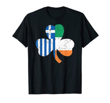 Load image into Gallery viewer, St. Patrick&#39;s Day Greek Flag Irish T-Shirt Greece Gift
