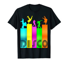 Load image into Gallery viewer, Colorful Disco shirt Roller Disco Vintage Retro 1970s Style
