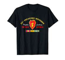 Load image into Gallery viewer, 25th Infantry Division Vietnam Veteran T-Shirt
