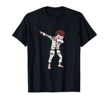 Load image into Gallery viewer, Karate Taekwondo Dabbing Boy Funny Dab T-shirt for kids
