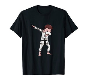 Karate Taekwondo Dabbing Boy Funny Dab T-shirt for kids