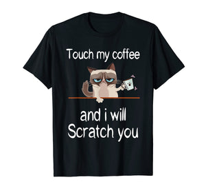 I Willing Scratching You Love Grumpy Cat's Needs Coffee Tee