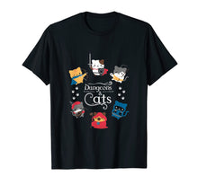 Load image into Gallery viewer, Dragon Fire In The Dungeons T Shirts Dungeons and Cats

