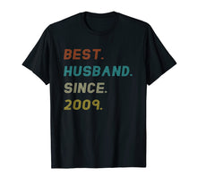 Load image into Gallery viewer, Mens 10th Wedding Anniversary Gifts Best Husband Since 2009 Shirt
