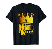 Load image into Gallery viewer, AFRICAN AMERICAN KING BIRTHDAY T-SHIRT MAN MELANIN COUPLE

