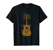 Load image into Gallery viewer, Acoustic Guitar Tree of Life T-Shirt Nature Guitarist Gift
