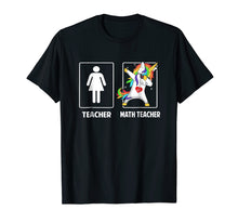Load image into Gallery viewer, Math Teacher Unicorn Dabbing Funny T Shirt Gifts Dab Dabs
