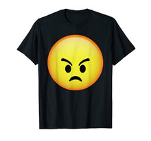 Load image into Gallery viewer, HD Emoji Angry Face Shirt - Grumpy Emoticon Tee - Mad Emotag
