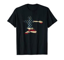 Load image into Gallery viewer, Baseball Catchers Gear T-Shirt USA American Flag Baseballin
