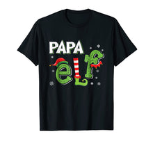 Load image into Gallery viewer, Papa ELF Christmas Family Matching T-Shirt
