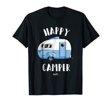 Load image into Gallery viewer, Happy Camper RV Camping Love Funny Camping Graphic T Shirt
