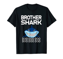 Load image into Gallery viewer, Brother Shark T-shirt Doo Doo Doo - Gift Shark Tee

