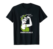 Load image into Gallery viewer, Lymphoma Warrior Unbreakable - Lymphoma Awareness Shirt
