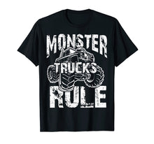 Load image into Gallery viewer, MONSTER TRUCKS RULE T-shirt
