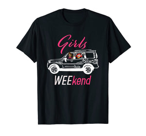 Girls WEEkend Road Trip Vacation T Shirt