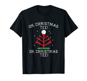 Funny Golfing Christmas T-Shirt O Christmas Tee Golf Pun