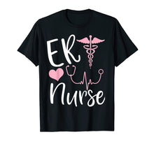 Load image into Gallery viewer, ER nurse shirt cute emergency room nurse gift
