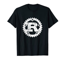 Load image into Gallery viewer, Rust Programming logo t-shirt distressed
