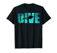 Load image into Gallery viewer, Scuba Diving: Divers Shadow Deep Swim T-Shirt Cool Gift
