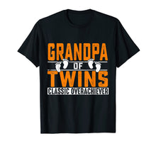 Load image into Gallery viewer, Mens Fathers Day shirt New Grandpa of Twins Gift Twin Boy Girl

