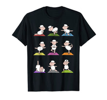 Load image into Gallery viewer, Sheep Yoga T-Shirt Funny Cute Sheeps In Yoga Poses Tee
