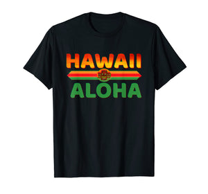 Aloha Hawaii T-shirt Graphic Mahalo Tee Shirt Aloha T shirt