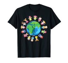 Load image into Gallery viewer, Happy Earth Day Children Around the World Tee Shirt
