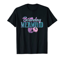 Load image into Gallery viewer, Birthday Mermaid Girl TShirt
