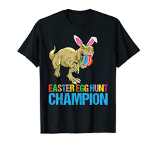 Load image into Gallery viewer, T Rex Dinosaur Easter Egg Rabbit Bunny T Shirt for Boys
