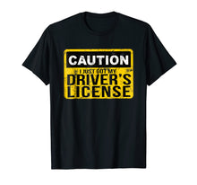 Load image into Gallery viewer, Funny Driver&#39;s License T Shirt for New Drivers
