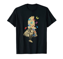 Load image into Gallery viewer, Alice In Wonderland Vintage Book T Shirt Design
