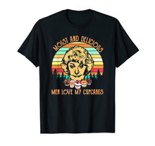 Load image into Gallery viewer, Moist and delicious men love my cupcakes sunset shirt
