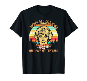 Moist and delicious men love my cupcakes sunset shirt