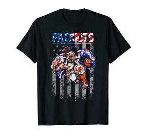 Loves football-New England Fans Patriot Football Shirt Flag