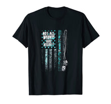 Load image into Gallery viewer, Not All Wounds Are Visible - PTSD Awareness T-Shirt
