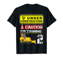 Load image into Gallery viewer, Kids 2nd Truck Themed Birthday Excavator Shirt Age 2 Yr Old

