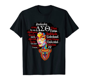 Delta DST Sorority Natural Hair Scarf Diva Sigma Theta Gift