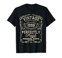 Load image into Gallery viewer, Vintage Made In 1939 T-Shirt 80th Birthday Gift
