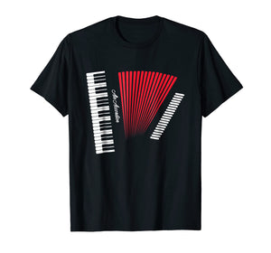 Funny Air Accordion TShirt For Instrumental Players