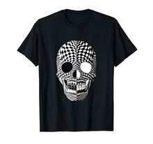 Load image into Gallery viewer, BiPolar Skull Checkered Mirrored Inverted Mental Disorder
