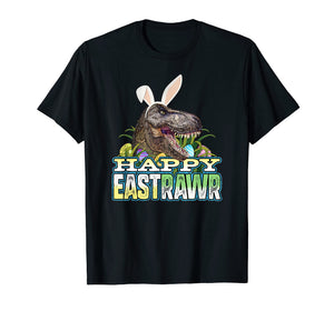 Happy Eastrawr Shirt Dinosaur Easter T-rex Shirts for Kids
