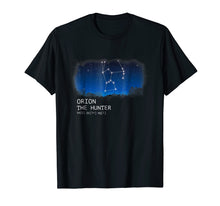 Load image into Gallery viewer, Orion The Hunter Constellation T-Shirt
