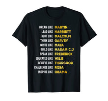 Load image into Gallery viewer, Black Power Shirt History Month African American Pride Gift
