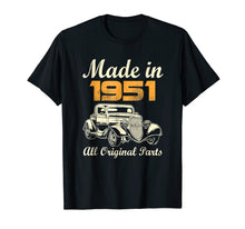 Load image into Gallery viewer, All Original Parts T-Shirt Made In 1951 68th Birthday Gift
