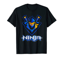 Load image into Gallery viewer, Rea's Ninja Tshirt, logo ninja for Fans of the Ninja Channel
