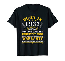 Load image into Gallery viewer, Perfectly Aged Built In 1937 82nd Years Old Birthday Shirt
