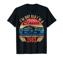 Load image into Gallery viewer, Classic 1963 T-shirt for Men Women 56th Birthday Gift Ideas
